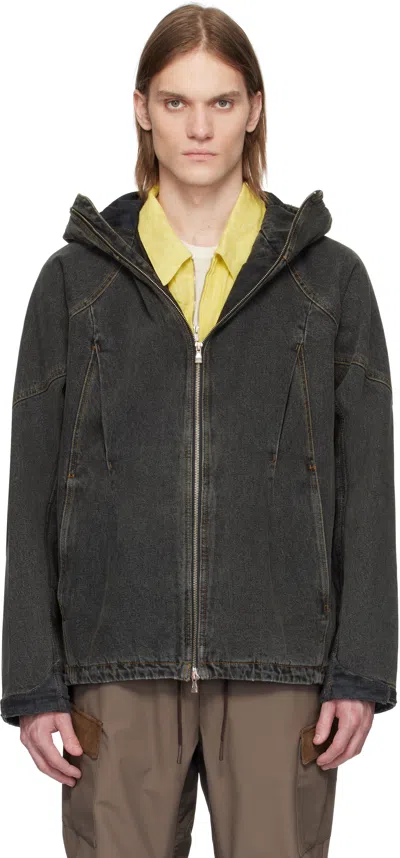 Xlim Black Ep.7 02 Denim Jacket In Black (denim)