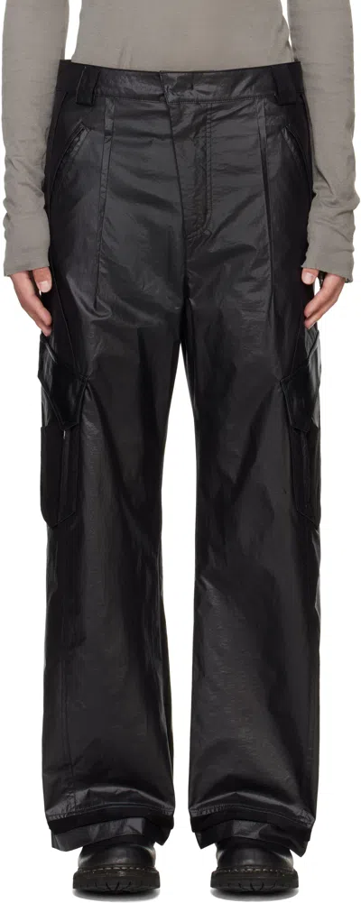 Xlim Black Ep.7 04 Trousers In Glossy Black