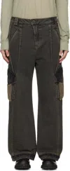 Shop Xlim Gray Ep.7 05 Jeans In Black (denim)