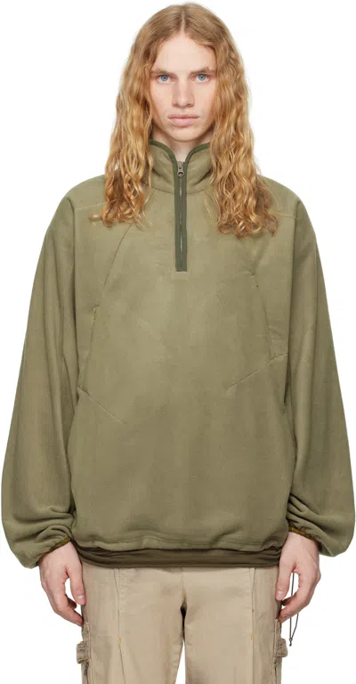 Xlim Khaki Ep.6 01 Half Zip-up Sweatshirt