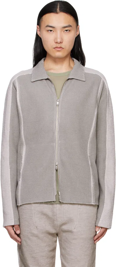 Xlim Ssense Exclusive Gray Ep.7 14 Jacket In Oat Grey