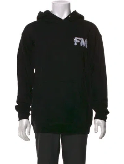 Pre-owned X'o - The Weeknd Graphic Print Crew Neck Hoodie In Black