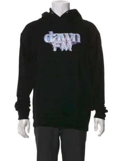 Pre-owned X'o - The Weeknd Graphic Print Crew Neck Hoodie In Black