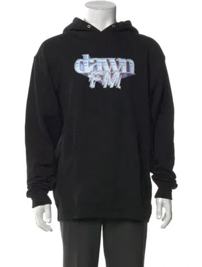 Pre-owned X'o - The Weeknd Graphic Print Crew Neck Hoodie In Black