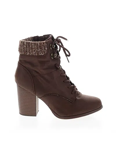 Pre-owned Xoxo Ankle Boots In Brown