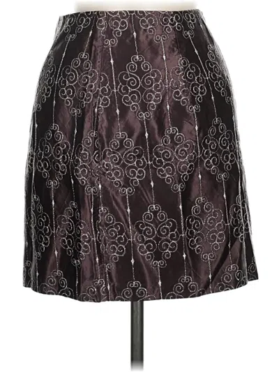 Pre-owned Xoxo Casual Skirt In Burgundy