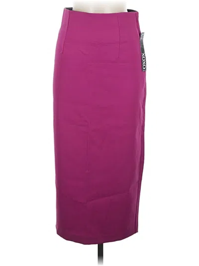 Xoxo Casual Skirt In Purple
