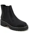 XOXO GLO 2 WOMENS LEATHER ROUND TOE CHELSEA BOOTS