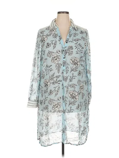 Pre-owned Xoxo Long Sleeve Blouse In Blue