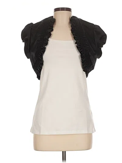 Pre-owned Xoxo Short Sleeve Top Black Sweetheart Neckline Tops