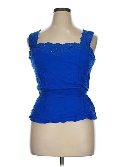 Pre-owned Xoxo Sleeveless Blouse In Blue