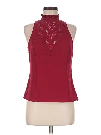 Pre-owned Xoxo Sleeveless Blouse In Burgundy