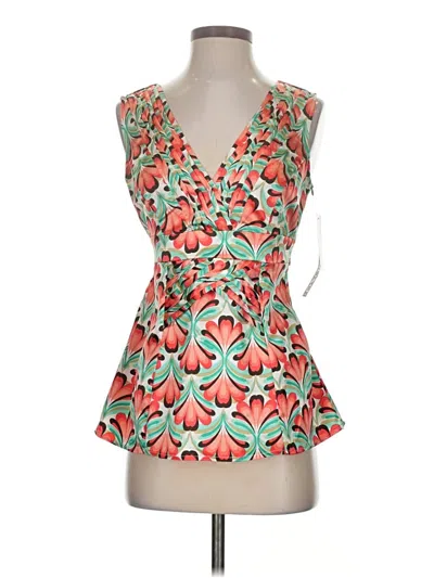 Xoxo Sleeveless Blouse In Orange