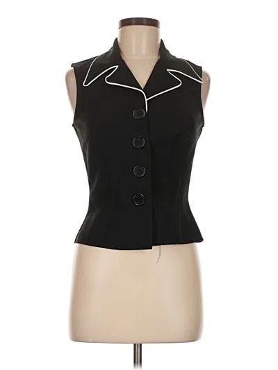Pre-owned Xoxo Sleeveless Button Down Shirt In Black