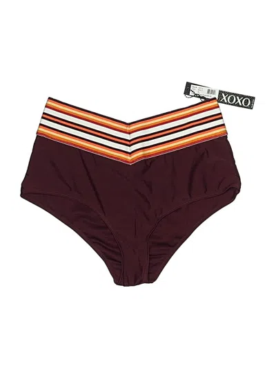 Xoxo Swimsuit Bottoms In Burgundy