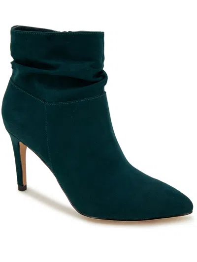 Xoxo Taylor Womens Solid Slouchy Booties In Green