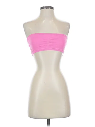 Pre-owned Xoxo Tube Top Pink Strapless Neckline Tops