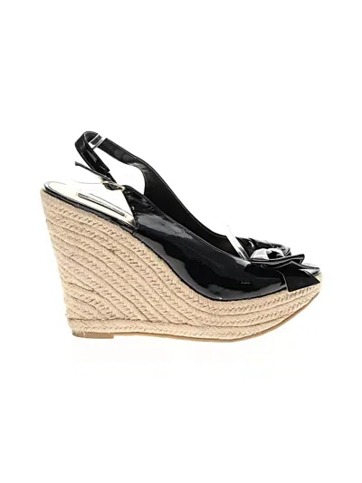 Pre-owned Xoxo Wedges In Black