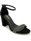 Xoxo Womens Faux Suede Block Heel In Black