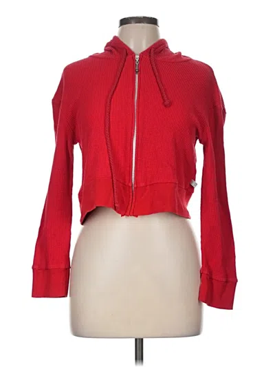 Pre-owned Xoxo Zip Up Hoodie In Red