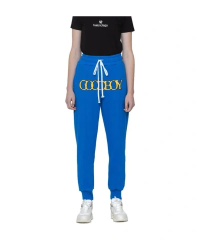 Xoxogoodboy Tapered Slimming Sweatpants In Blue