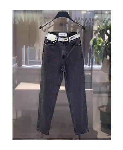 Xoxogoodboy Wash Straight Jeans In Black