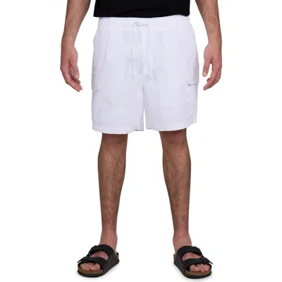 X-ray Xray 6-inch Pull-on Cotton Shorts In White