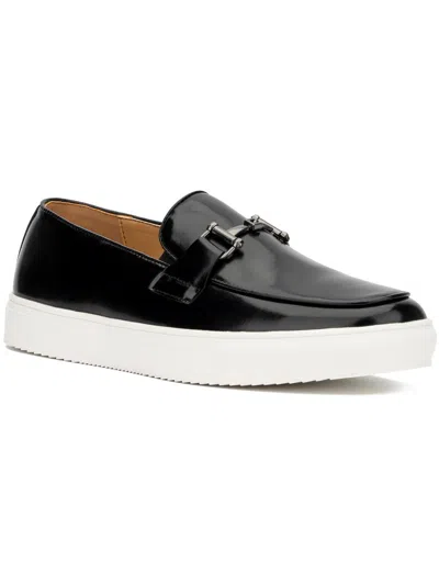 X-ray Anchor Mens Casual Slip On Loafers In Black