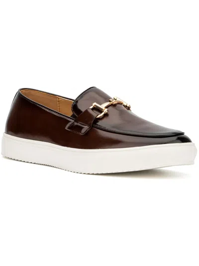 X-ray Anchor Mens Casual Slip On Loafers In Brown
