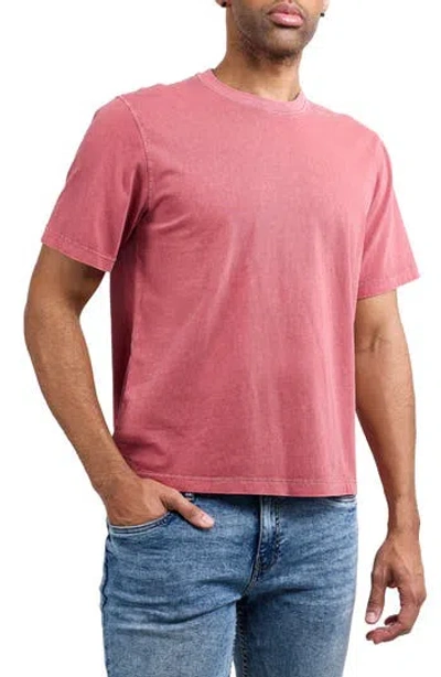 X-ray Xray Boxy Pigment Dyed T-shirt In Pink