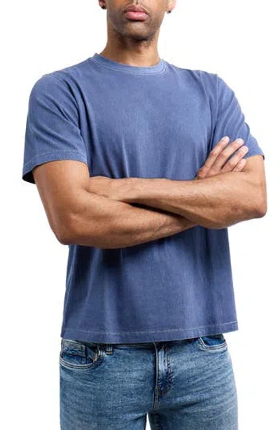 X-ray Xray Boxy Pigment Dyed T-shirt In Blue
