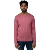 X-ray Crew Neck Knit Sweater In Heather Raspberry