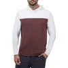 X-ray Xray Colorblock Hooded Sweatshirt