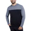 X-ray Xray Colorblock Hooded Sweatshirt In Black/grey