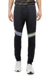 X-ray Xray Colorblock Joggers In Heather Grey/black/neon