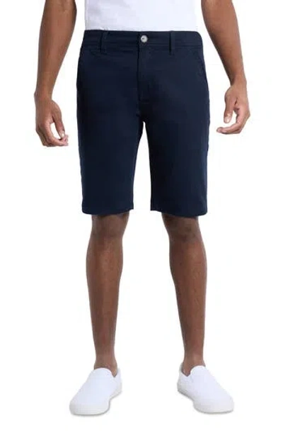 X-ray Xray Flat Front Chino Shorts In Navy