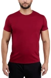 X-ray Xray Flex Crewneck T-shirt In Burgundy