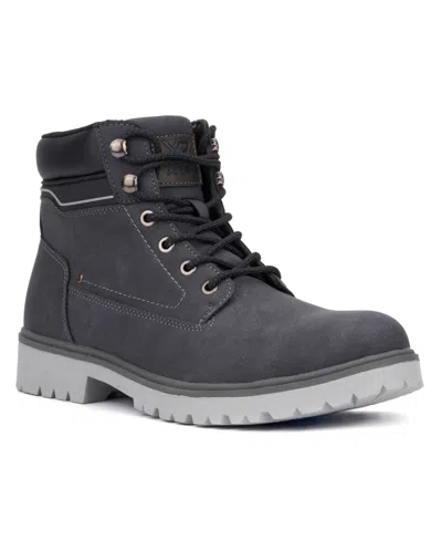 X-ray Footwear Men's Archer Work Boots In Navy