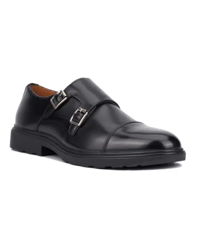 X-ray Footwear Men's Gavin Monk Strap Dress Shoe In Black