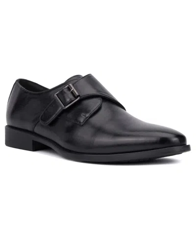 X-ray Footwear Men's Riley Monk Strap Dress Shoe In Black