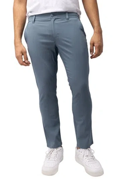 X-ray Xray Hidden Zip Pocket Twill Trousers In Ice Blue