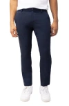 X-ray Xray Hidden Zip Pocket Twill Trousers In Navy