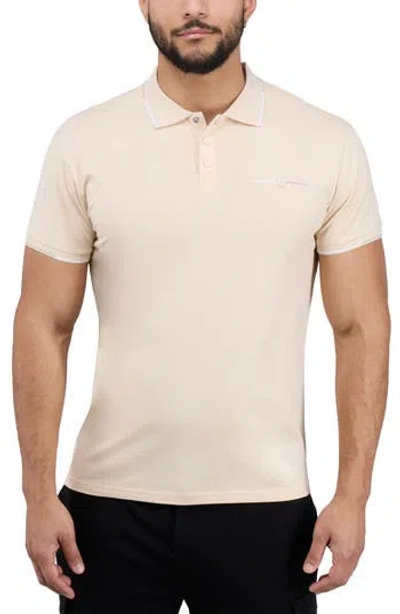 X-ray Xray Jacquard Rib Collar Polo