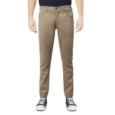 X-ray Slim Fit Jogger Jeans In Tan