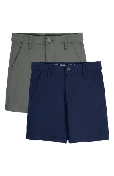 X-ray Xray Kids' 2-pack Flex Shorts In Gray