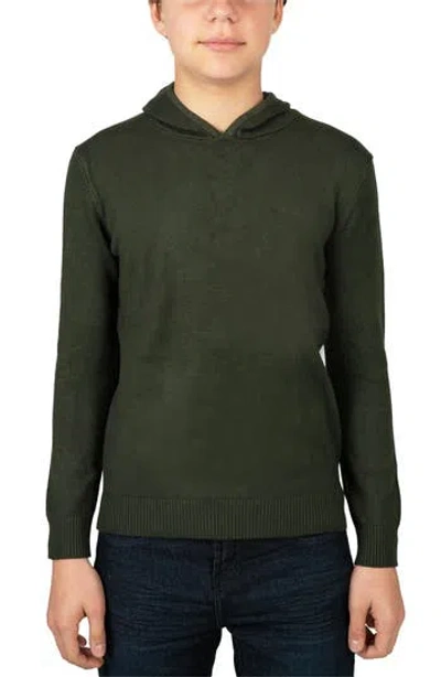 X-ray Xray Kids' Basic Hoodie In Olive