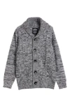 X-ray Xray Kids' Cable Knit Cardigan In Charcoal