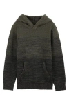 X-ray Xray Kids' Colorblock Hoodie In Olive
