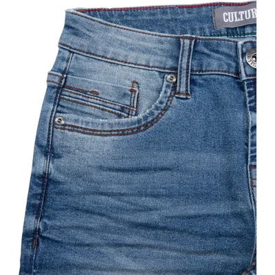X-ray Xray Kids' Cultura Stretch Straight Leg Jeans In Med Blue
