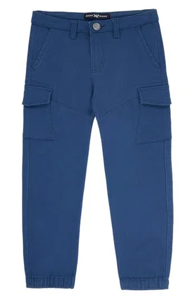 X-ray Xray Kids' Flex Waist Commuter Cargo Joggers In Blue